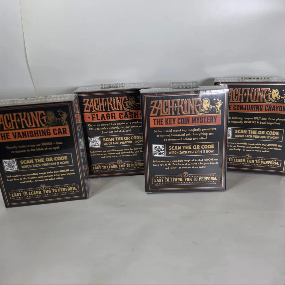 Zach King Trickstarters Magic Kit Complete Set of 4 theory11 New NIB Illusion